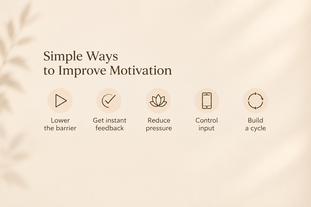 Common Ways to Improve Unmotivated Feelings