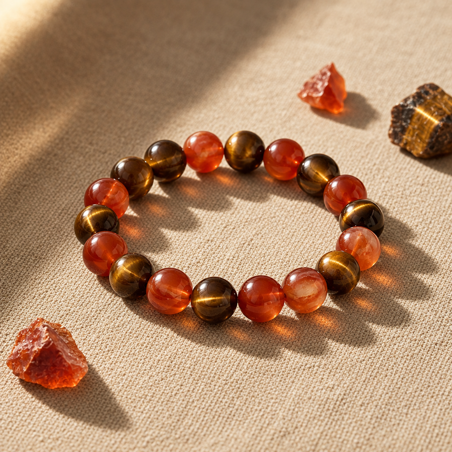 Carnelian + Tiger's Eye