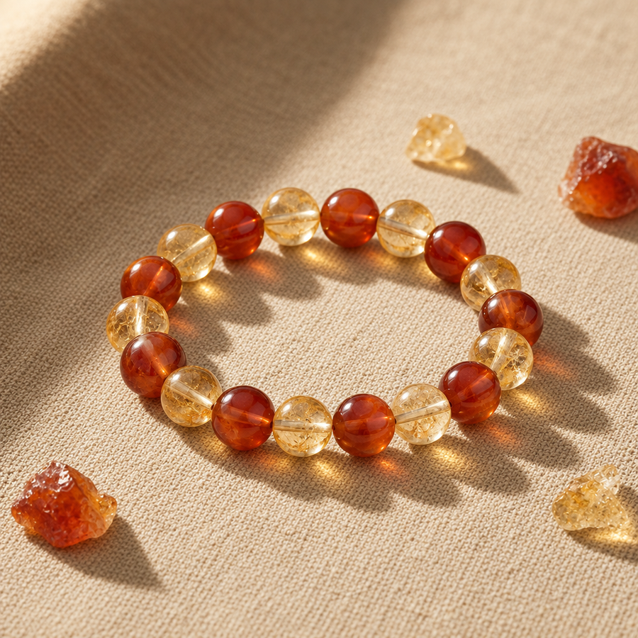 Carnelian + Citrine